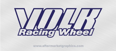 Volk Wheels Decals - Pair (2 pieces)